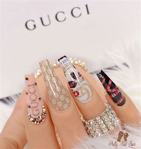 gucci nail ideas